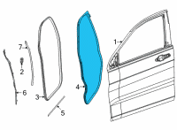 OEM 2022 Jeep Wagoneer Door Opening Diagram - 68406306AB