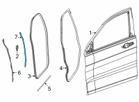 OEM Jeep Wagoneer B-PILLAR Diagram - 68455258AC