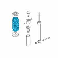 OEM 2019 Hyundai Veloster Spring-Rear Diagram - 55350-J3BB0