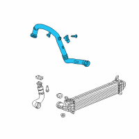 OEM 2018 Chevrolet Equinox Outlet Tube Diagram - 84836354