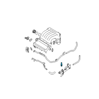 OEM 2016 Infiniti QX70 Engine Coolant Temperature Sensor Diagram - 22630-ED000