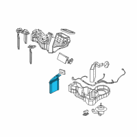 OEM 2008 Dodge Viper Core-Heater Diagram - 5093247AB