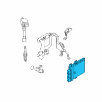 OEM 2010 Nissan Altima Engine Control Module Diagram - 23710-ZX10A