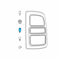 OEM 2016 Ram 1500 Bulb Diagram - L0007440
