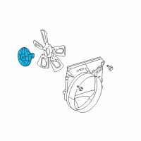 OEM 2004 Dodge Ram 1500 Clutch-Fan Diagram - 52029876AC