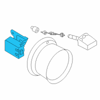 OEM 2013 Nissan 370Z Antenna Tire Pressure Diagram - 40740-1EA2A