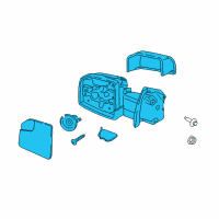 OEM 2019 Ford F-150 Mirror Diagram - FL3Z-17683-AK