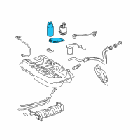 OEM 2000 Toyota Camry Fuel Sending Unit Diagram - 2322003030