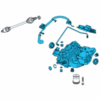 OEM 2021 Cadillac XT4 Differential Assembly Diagram - 84672963