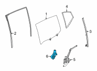 OEM 2022 Nissan Sentra Motor Assy-Regulator, RH Diagram - 82730-6LE0A