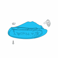 OEM Dodge Stratus Lamp Diagram - MR551459