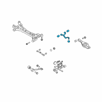 OEM Hyundai Azera Arm Assembly-Rear Upper, LH Diagram - 55110-3K000