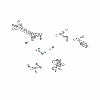 OEM 2008 Hyundai Azera Bush-Rear Assist Arm Diagram - 55254-3K000