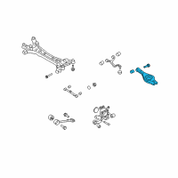 OEM 2009 Hyundai Azera Arm Assembly-Rear Suspension Rear, RH Diagram - 55220-3K700