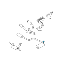 OEM 2004 Chrysler 300M ISOLATOR-Exhaust Support Diagram - 4581004