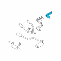 OEM 2003 Chrysler Concorde Shield-Exhaust Manifold Diagram - 4663766AB