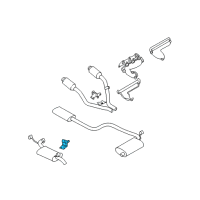 OEM 2003 Chrysler Concorde Bracket-Exhaust Diagram - 4581005AC