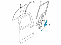 OEM Nissan Frontier MOTOR ASSY-REGULATOR, RH Diagram - 82730-9BU0A