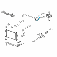 OEM 2016 Buick Regal Reservoir Hose Diagram - 20809018