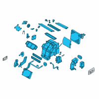 OEM Infiniti Heating Unit Assy-Front Diagram - 27110-AM60B