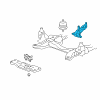 OEM 2008 Cadillac CTS Mount Bracket Diagram - 15854018