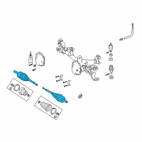 OEM 2004 Jeep Grand Cherokee Axle Shaft Assembly Diagram - 5012749AC