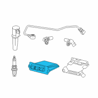 OEM 2011 Mercury Mariner ECM Diagram - AL8Z-12A650-ABC