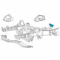 OEM 1994 Ford Ranger Rear Mount Diagram - F5TZ-6068-B