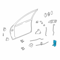 OEM 1995 Pontiac Sunfire Lock Diagram - 22723800