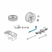 OEM 2010 Acura ZDX Wheel Wrench Diagram - 89211-SZN-A01