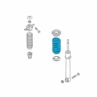 OEM 2019 Kia Sorento Rear Springs Diagram - 55350C5340