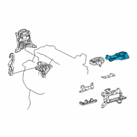 OEM 2019 Lexus UX200 Rod, Engine Moving C Diagram - 12363-F2010