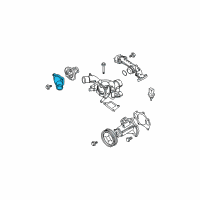 OEM 2006 Nissan Armada Inlet-Water Diagram - 13049-AR000