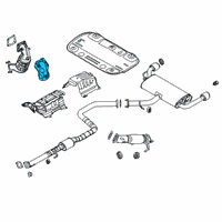 OEM Hyundai Veloster N Protector-Heat Diagram - 28525-2G350