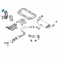 OEM 2022 Hyundai Veloster N Gasket-Catalyst Case Diagram - 28535-2G350