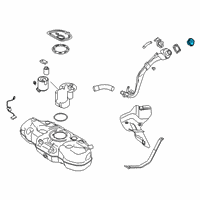 OEM 2022 Hyundai Venue Hose-Fuel Filler Diagram - 31036-K2500