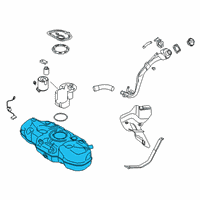 OEM 2022 Hyundai Venue Tank Assembly-Fuel Diagram - 31150-K2500