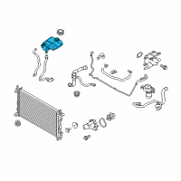 OEM 2010 Ford Transit Connect Reservoir Assembly Diagram - 8T1Z-8A080-A