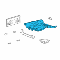 OEM 1998 Ford F-150 Floor Pan Diagram - F65Z1811135AA