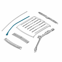 OEM Ford F-150 Weatherstrip Diagram - 9L3Z-1851223-A