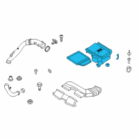 OEM 2011 BMW 335i Intake Silencer Diagram - 13-71-7-599-284