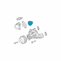 OEM 1992 GMC K1500 Thermostat Diagram - 10190925