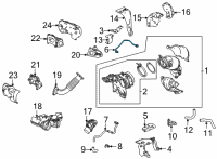 OEM Acura PIPE Diagram - 15530-6S9-A00