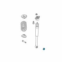 OEM 2016 Ford Fiesta Shock Assembly Nut Diagram - -W520102-S439