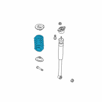 OEM 2016 Ford Fiesta Coil Spring Diagram - C1BZ-5560-N