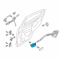 OEM Toyota Yaris iA Handle, Inside Diagram - 69206-WB003