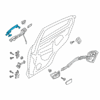 OEM 2018 Toyota Yaris iA Handle, Outside Diagram - 69210-WB030