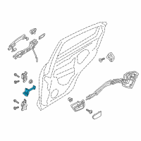 OEM 2019 Toyota Yaris Door Check Diagram - 68630-WB001