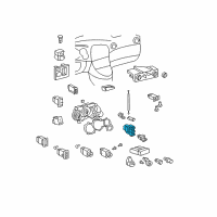 OEM Toyota Matrix Combo Switch Diagram - 84970-02030