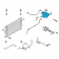 OEM Lincoln MKZ Reservoir Diagram - DP5Z-8A080-A